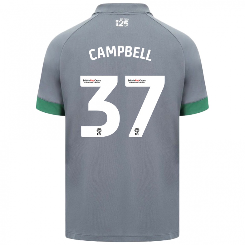 Niño Camiseta Vontae Daley-Campbell #37 Gris Oscuro 2ª Equipación 2024/25 La Camisa Argentina