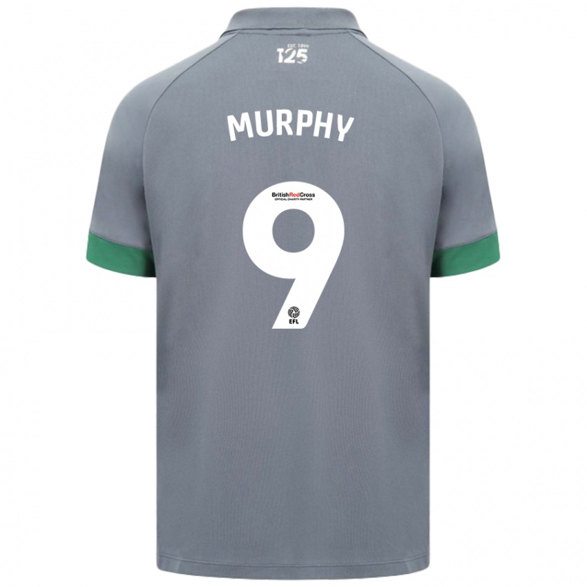 Niño Camiseta Alana Murphy #9 Gris Oscuro 2ª Equipación 2024/25 La Camisa Argentina