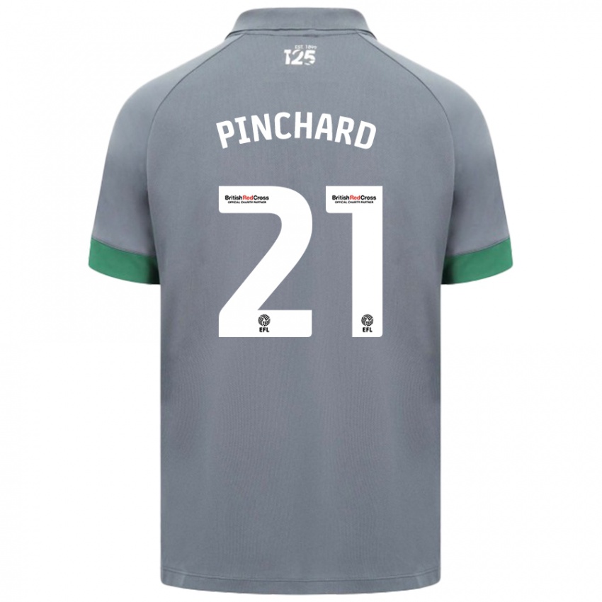 Niño Camiseta Cerys Pinchard #21 Gris Oscuro 2ª Equipación 2024/25 La Camisa Argentina