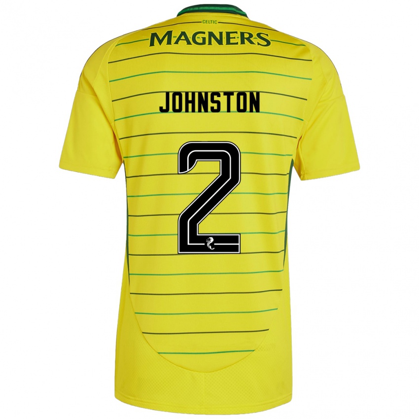 Niño Camiseta Alistair Johnston #2 Amarillo 2ª Equipación 2024/25 La Camisa Argentina