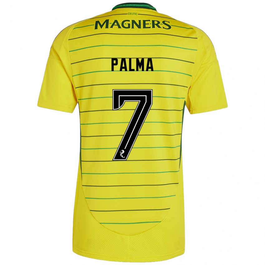 Niño Camiseta Luis Palma #7 Amarillo 2ª Equipación 2024/25 La Camisa Argentina