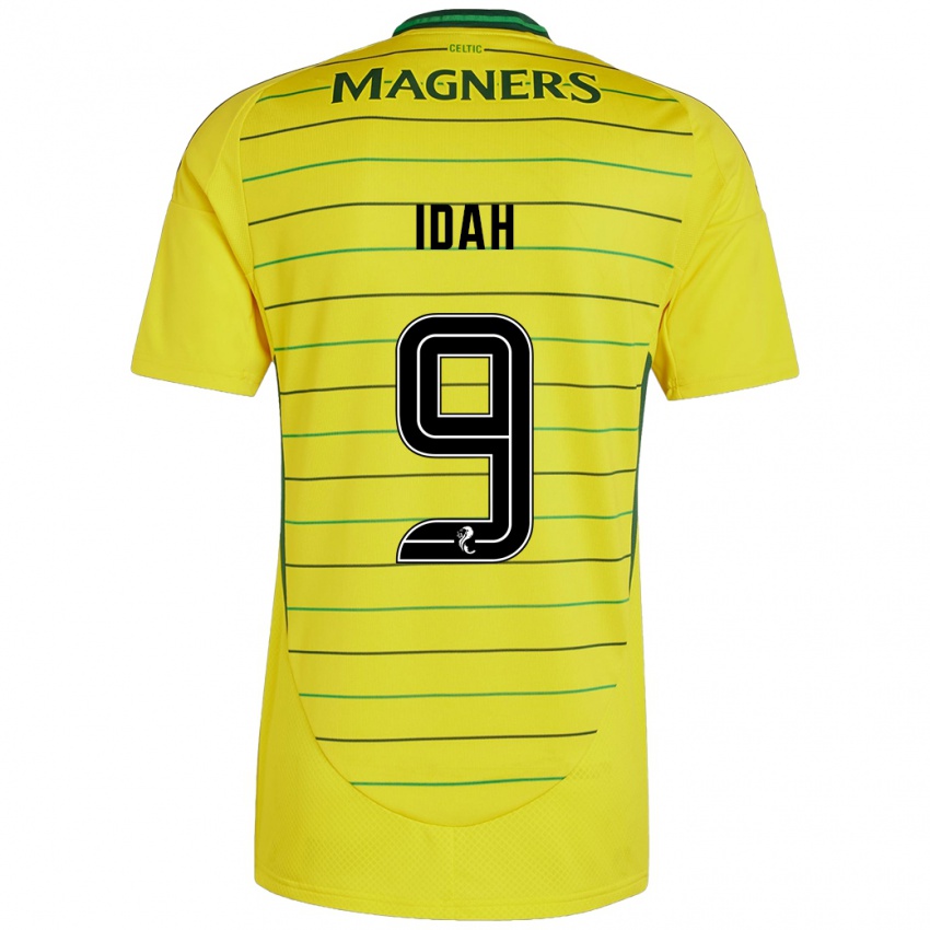 Niño Camiseta Adam Idah #9 Amarillo 2ª Equipación 2024/25 La Camisa Argentina