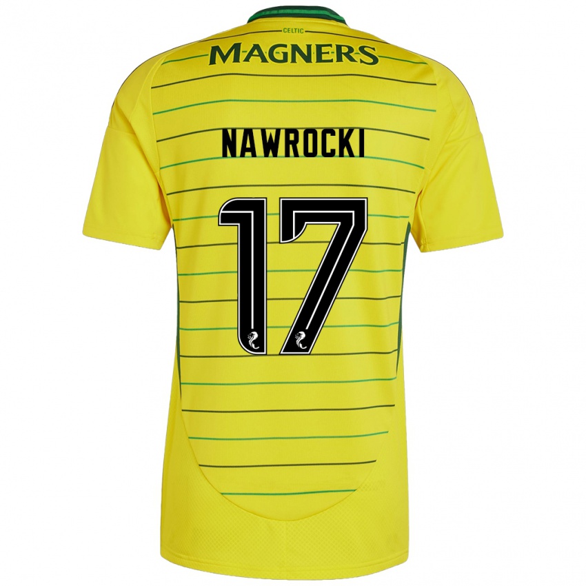 Niño Camiseta Maik Nawrocki #17 Amarillo 2ª Equipación 2024/25 La Camisa Argentina