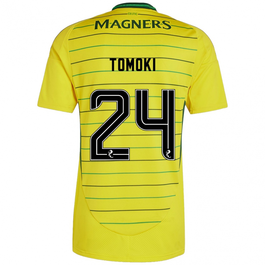 Niño Camiseta Tomoki Iwata #24 Amarillo 2ª Equipación 2024/25 La Camisa Argentina