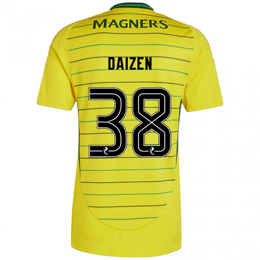 Niño Camiseta Daizen Maeda #38 Amarillo 2ª Equipación 2024/25 La Camisa Argentina