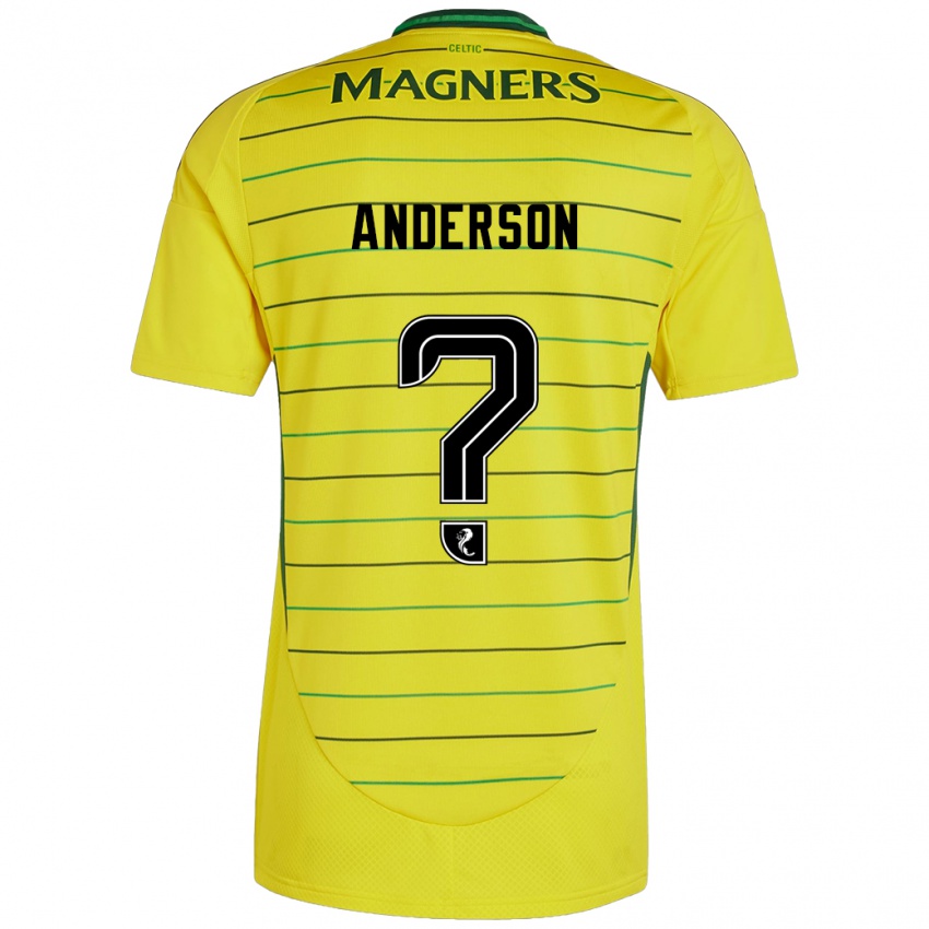 Niño Camiseta Matthew Anderson #0 Amarillo 2ª Equipación 2024/25 La Camisa Argentina