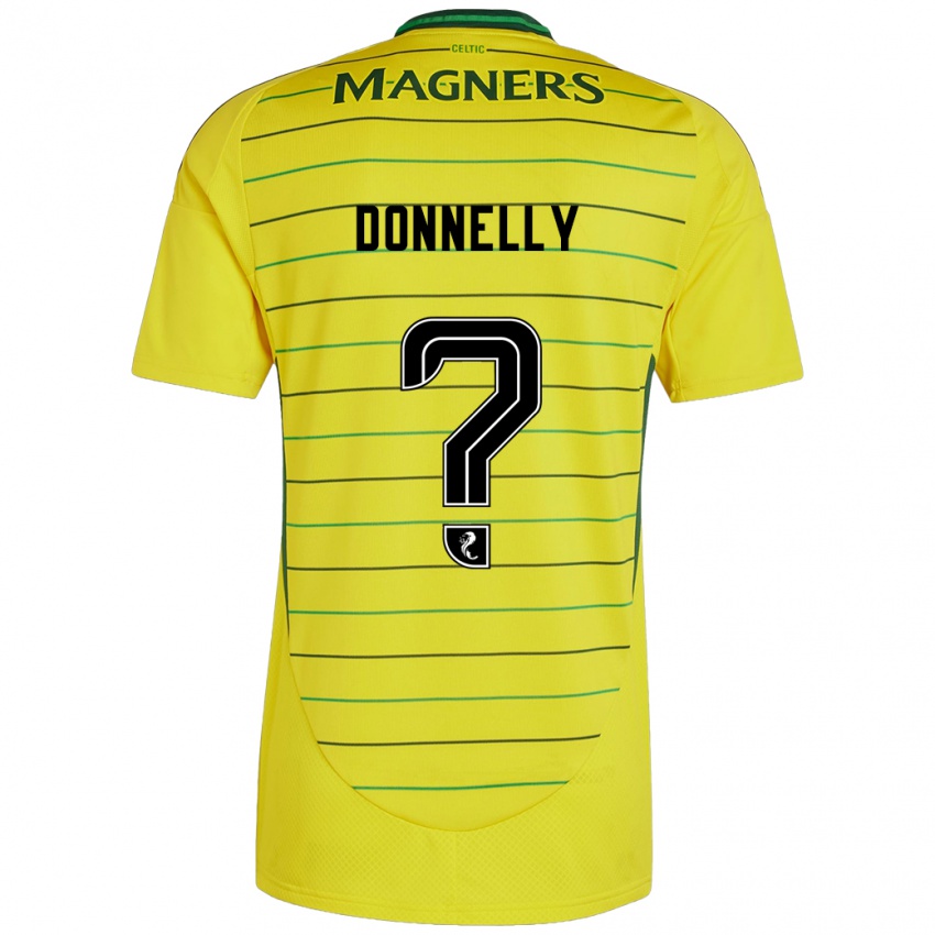 Niño Camiseta Jacob Donnelly #0 Amarillo 2ª Equipación 2024/25 La Camisa Argentina