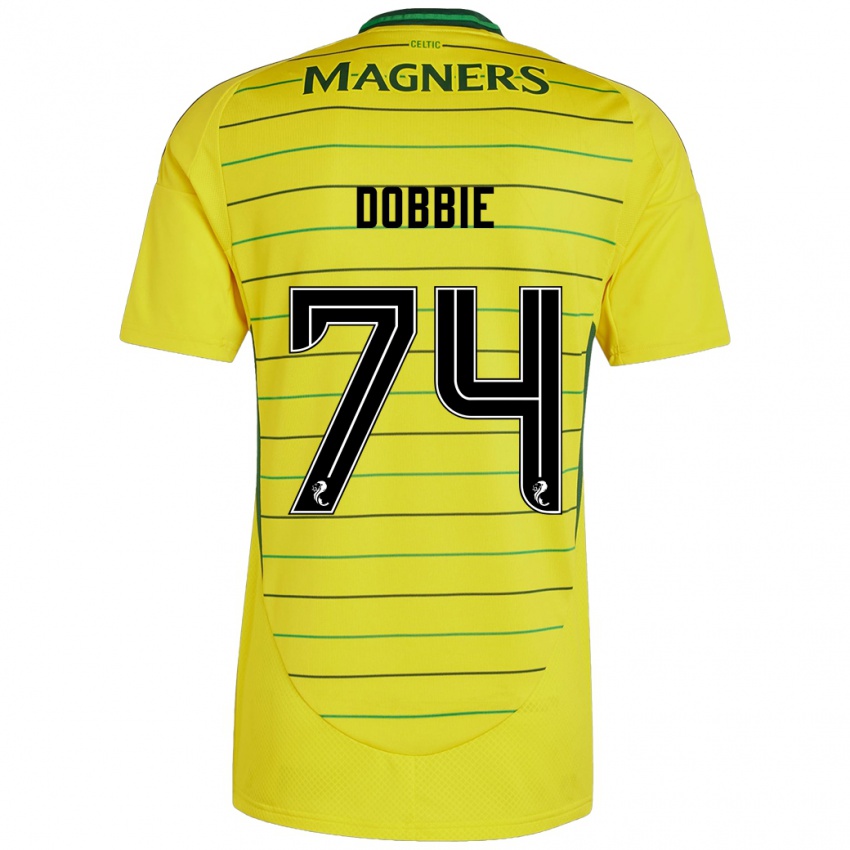 Niño Camiseta Lewis Dobbie #74 Amarillo 2ª Equipación 2024/25 La Camisa Argentina