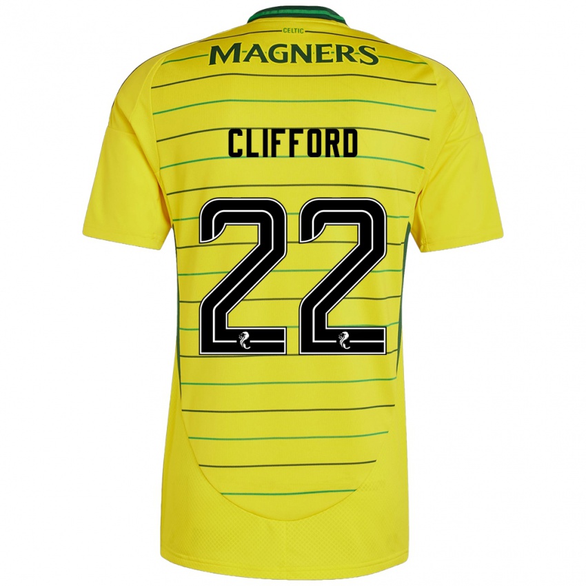 Niño Camiseta Lucy Ashworth-Clifford #22 Amarillo 2ª Equipación 2024/25 La Camisa Argentina