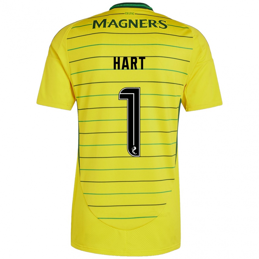 Niño Camiseta Joe Hart #1 Amarillo 2ª Equipación 2024/25 La Camisa Argentina