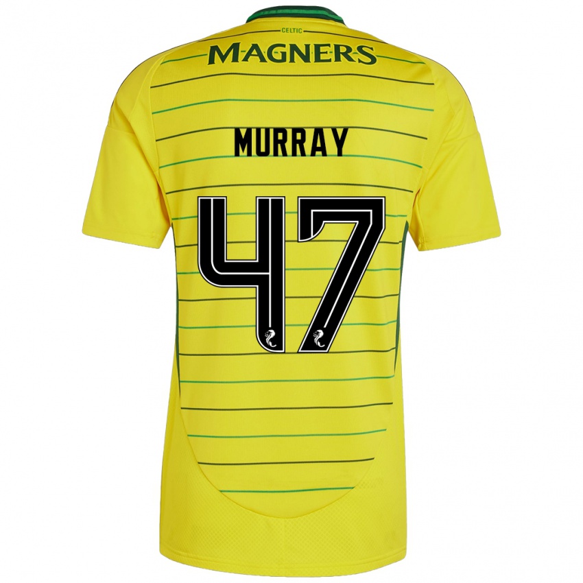 Niño Camiseta Dane Murray #47 Amarillo 2ª Equipación 2024/25 La Camisa Argentina