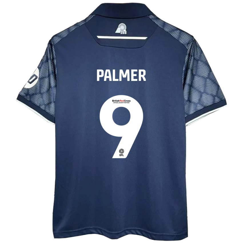 Niño Camiseta Ollie Palmer #9 Negro 2ª Equipación 2024/25 La Camisa Argentina