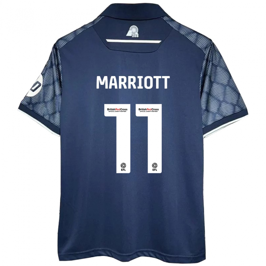 Niño Camiseta Jack Marriott #11 Negro 2ª Equipación 2024/25 La Camisa Argentina