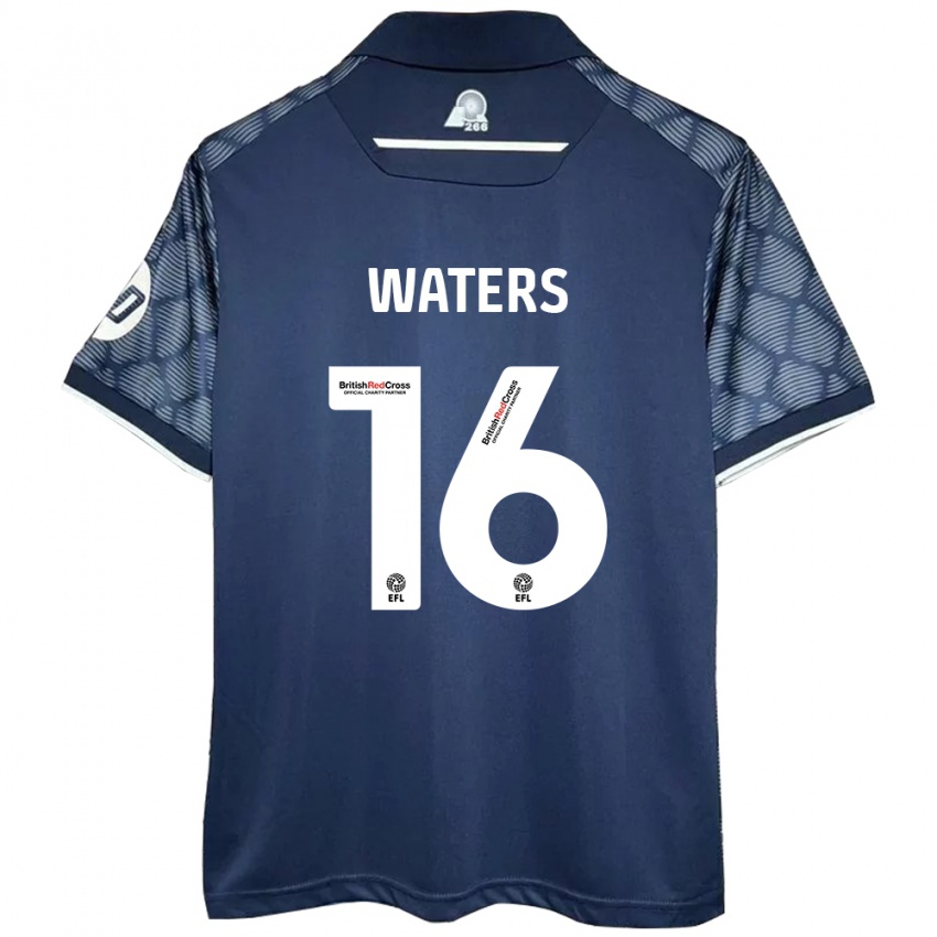 Niño Camiseta Billy Waters #16 Negro 2ª Equipación 2024/25 La Camisa Argentina