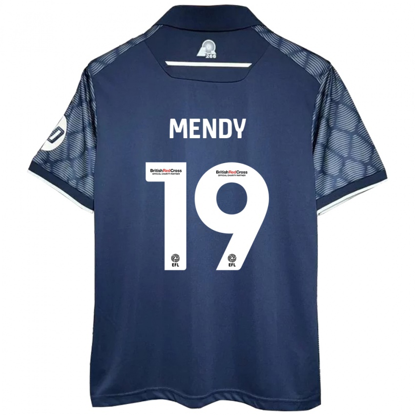 Niño Camiseta Jacob Mendy #19 Negro 2ª Equipación 2024/25 La Camisa Argentina