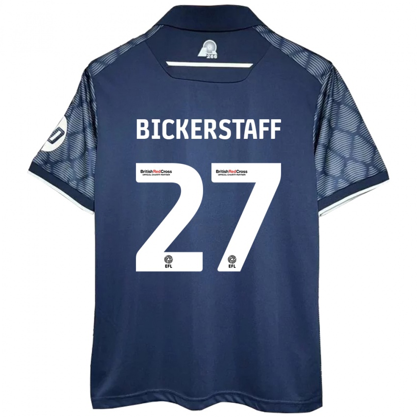 Niño Camiseta Jake Bickerstaff #27 Negro 2ª Equipación 2024/25 La Camisa Argentina