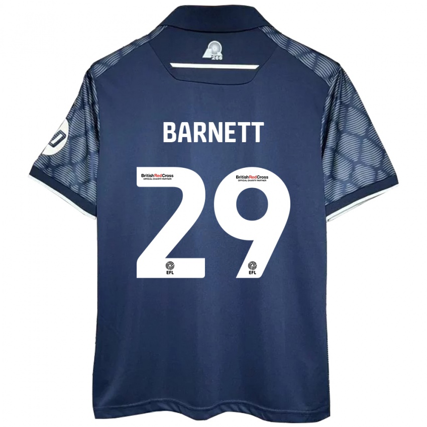 Niño Camiseta Ryan Barnett #29 Negro 2ª Equipación 2024/25 La Camisa Argentina