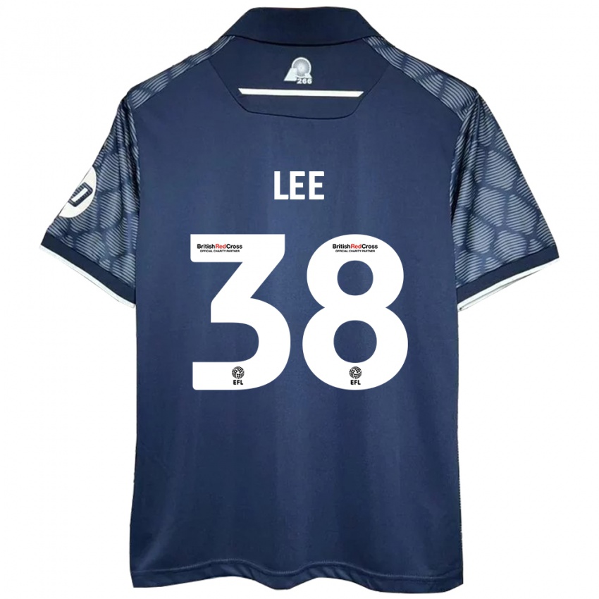 Niño Camiseta Elliot Lee #38 Negro 2ª Equipación 2024/25 La Camisa Argentina