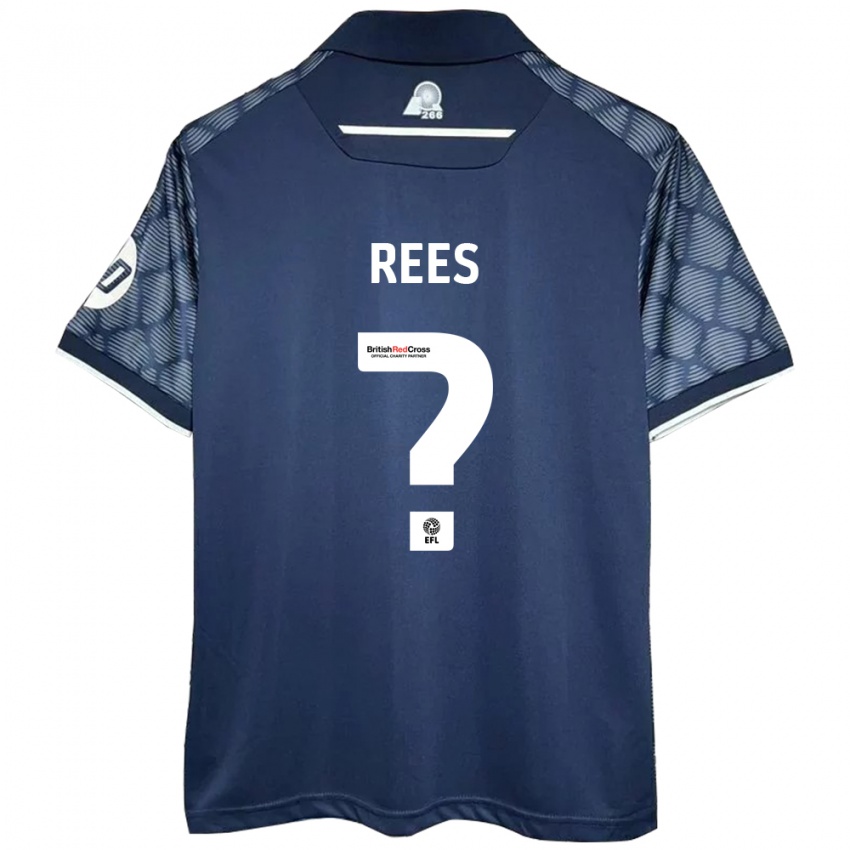 Niño Camiseta Joe Rees #0 Negro 2ª Equipación 2024/25 La Camisa Argentina