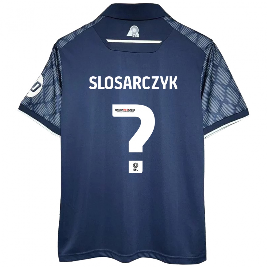 Niño Camiseta Nikolas Slosarczyk #0 Negro 2ª Equipación 2024/25 La Camisa Argentina