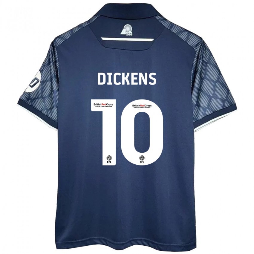 Niño Camiseta Tj Dickens #10 Negro 2ª Equipación 2024/25 La Camisa Argentina