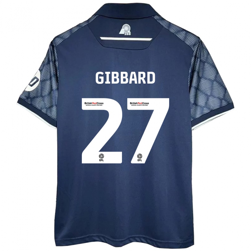 Niño Camiseta Mari Gibbard #27 Negro 2ª Equipación 2024/25 La Camisa Argentina