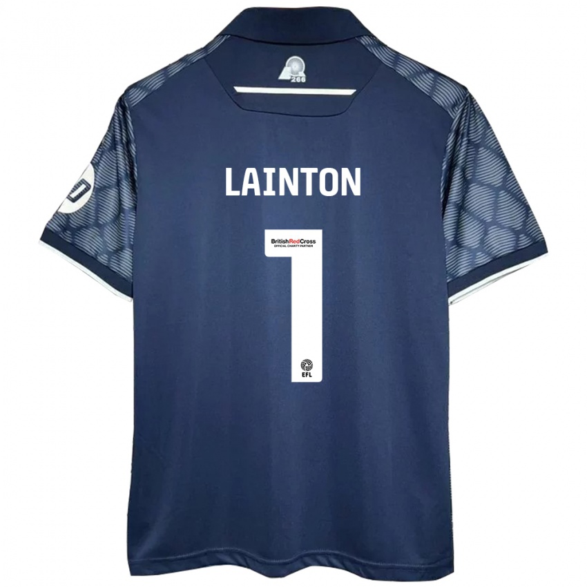 Niño Camiseta Rob Lainton #1 Negro 2ª Equipación 2024/25 La Camisa Argentina