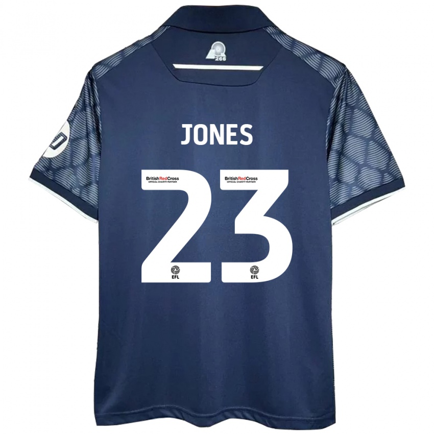 Niño Camiseta Ruby Jones #23 Negro 2ª Equipación 2024/25 La Camisa Argentina