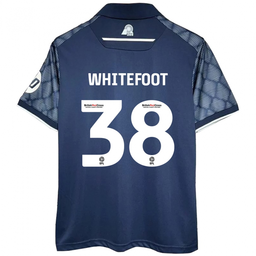 Niño Camiseta Lily Whitefoot #38 Negro 2ª Equipación 2024/25 La Camisa Argentina