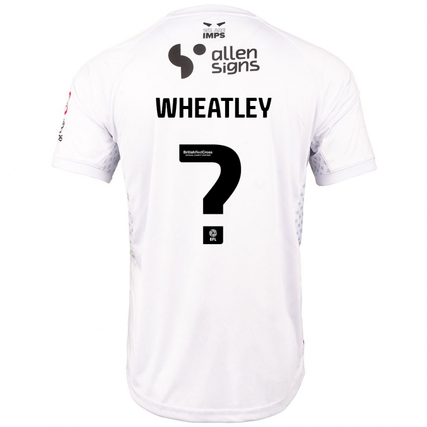 Niño Camiseta Kyrell Wheatley #0 Rojo Blanco 2ª Equipación 2024/25 La Camisa Argentina