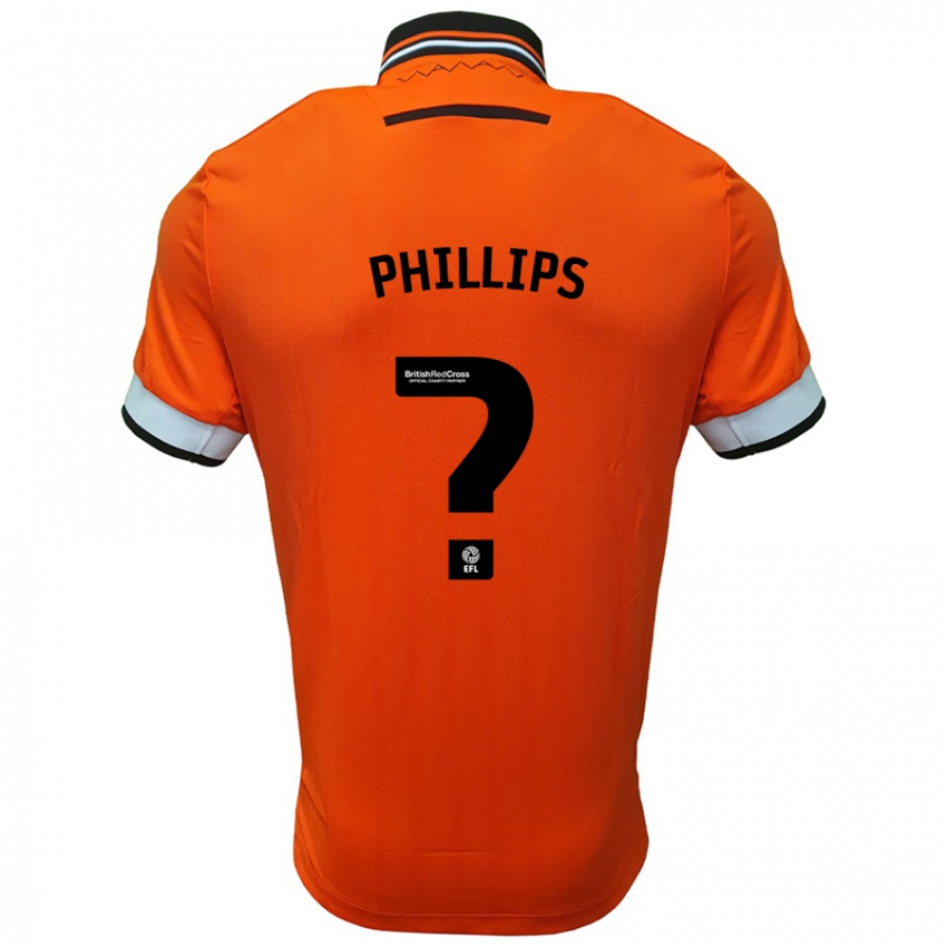 Niño Camiseta Jack Phillips #0 Naranja Blanco 2ª Equipación 2024/25 La Camisa Argentina