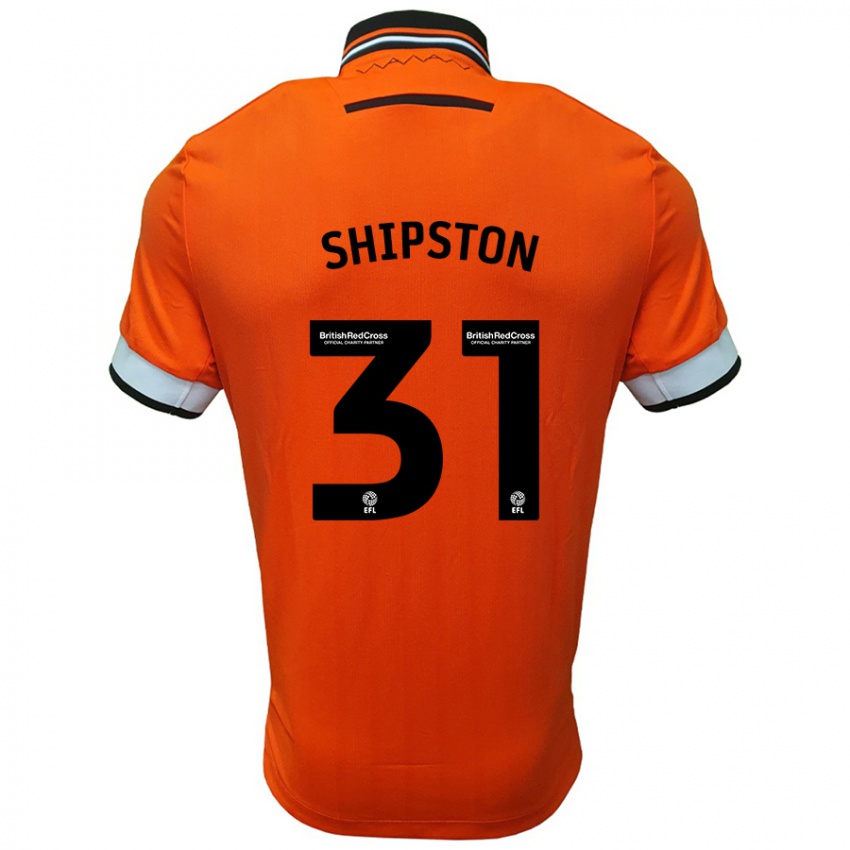 Niño Camiseta Rio Shipston #31 Naranja Blanco 2ª Equipación 2024/25 La Camisa Argentina