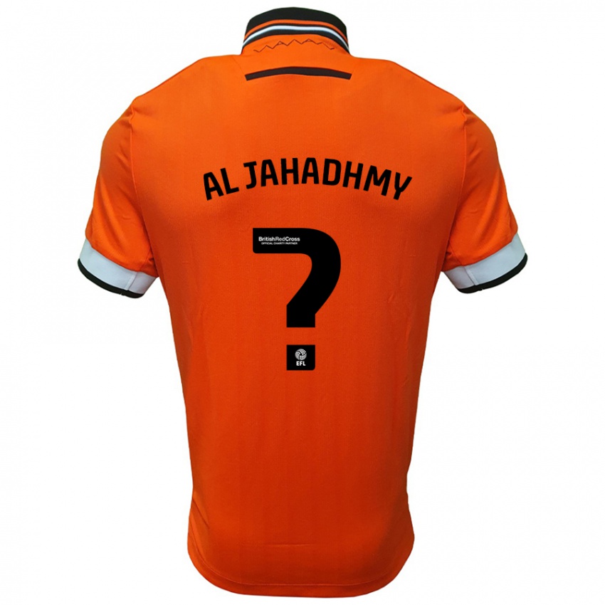 Niño Camiseta Murtadha Al-Jahadhmy #0 Naranja Blanco 2ª Equipación 2024/25 La Camisa Argentina