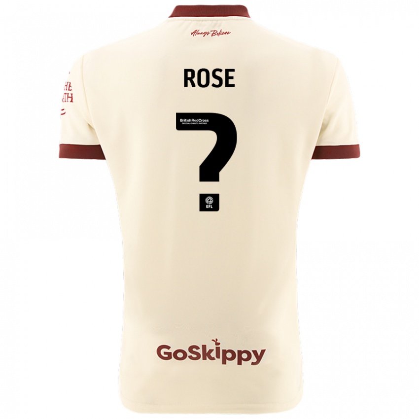 Niño Camiseta Marley Rose #0 Crema Blanco 2ª Equipación 2024/25 La Camisa Argentina