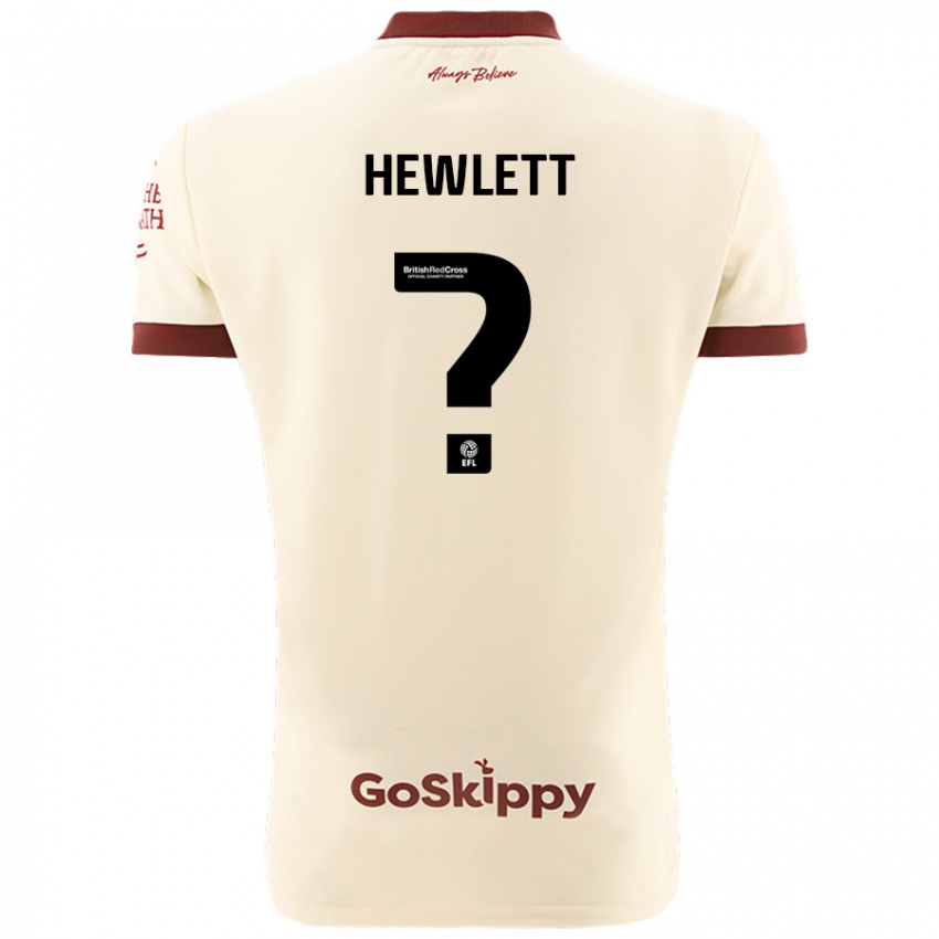 Niño Camiseta Callum Hewlett #0 Crema Blanco 2ª Equipación 2024/25 La Camisa Argentina