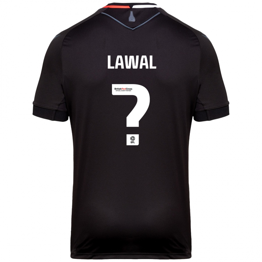 Niño Camiseta Bosun Lawal #0 Negro 2ª Equipación 2024/25 La Camisa Argentina