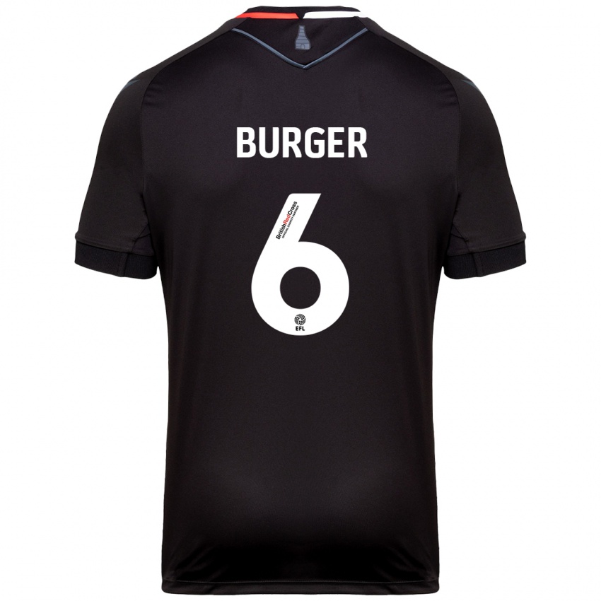 Niño Camiseta Wouter Burger #6 Negro 2ª Equipación 2024/25 La Camisa Argentina