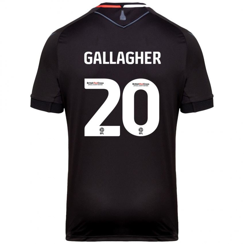 Niño Camiseta Sam Gallagher #20 Negro 2ª Equipación 2024/25 La Camisa Argentina