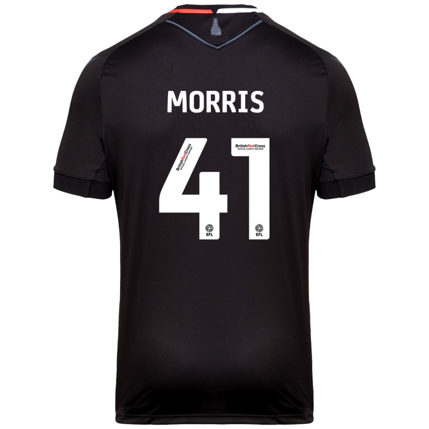 Niño Camiseta Scott Morris #41 Negro 2ª Equipación 2024/25 La Camisa Argentina