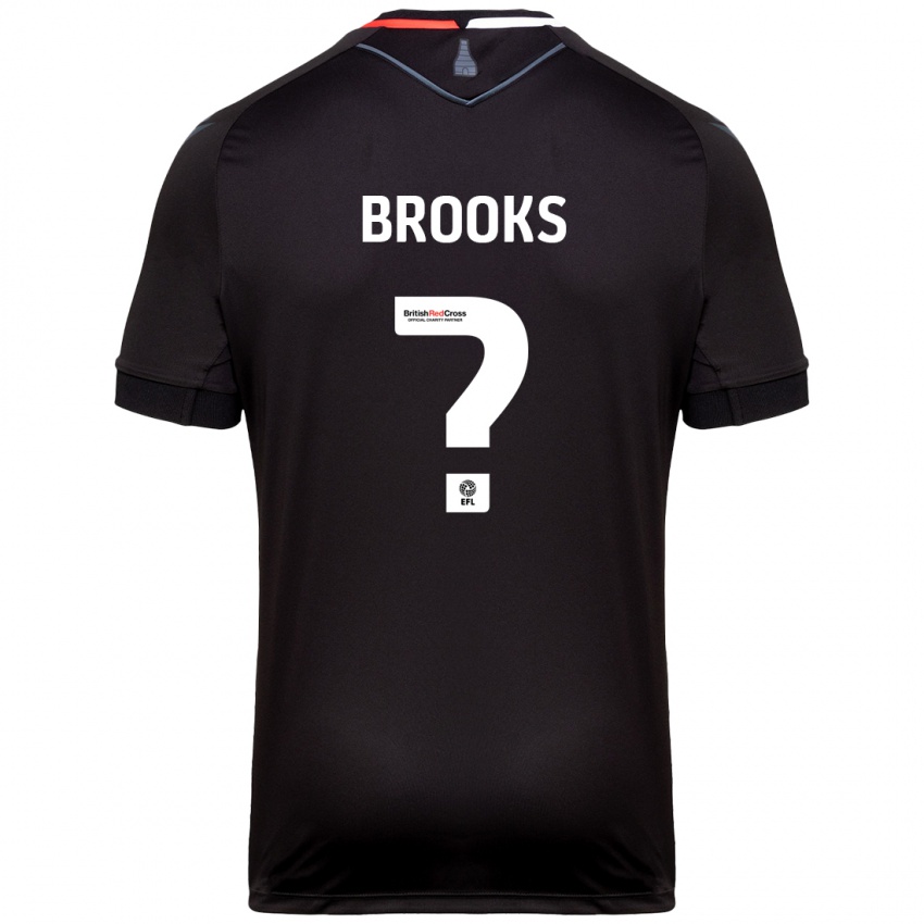 Niño Camiseta Alfie Brooks #0 Negro 2ª Equipación 2024/25 La Camisa Argentina