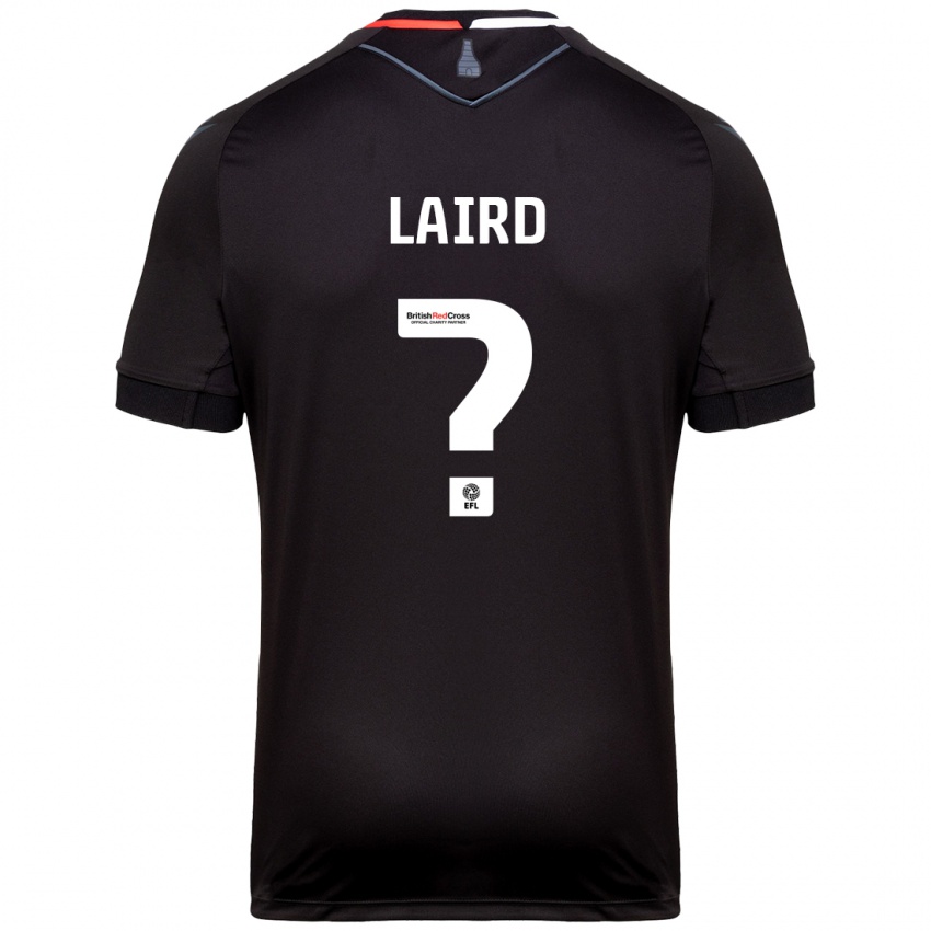 Niño Camiseta Logan Laird #0 Negro 2ª Equipación 2024/25 La Camisa Argentina