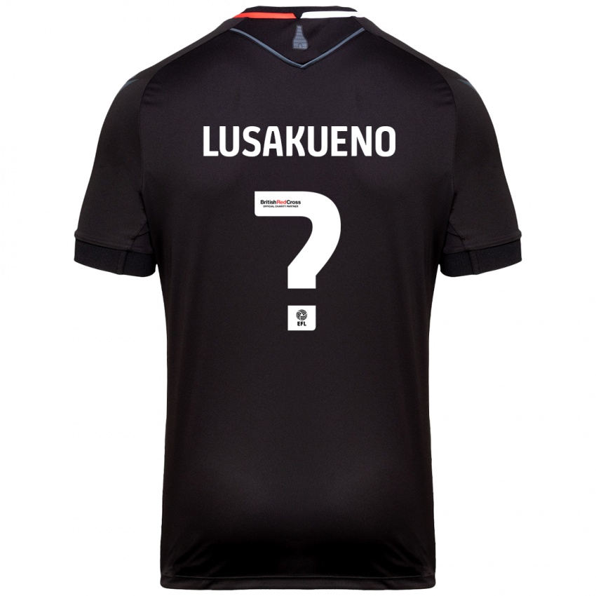 Niño Camiseta Matty Lusakueno #0 Negro 2ª Equipación 2024/25 La Camisa Argentina