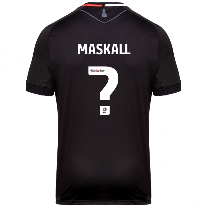 Niño Camiseta Josh Maskall #0 Negro 2ª Equipación 2024/25 La Camisa Argentina