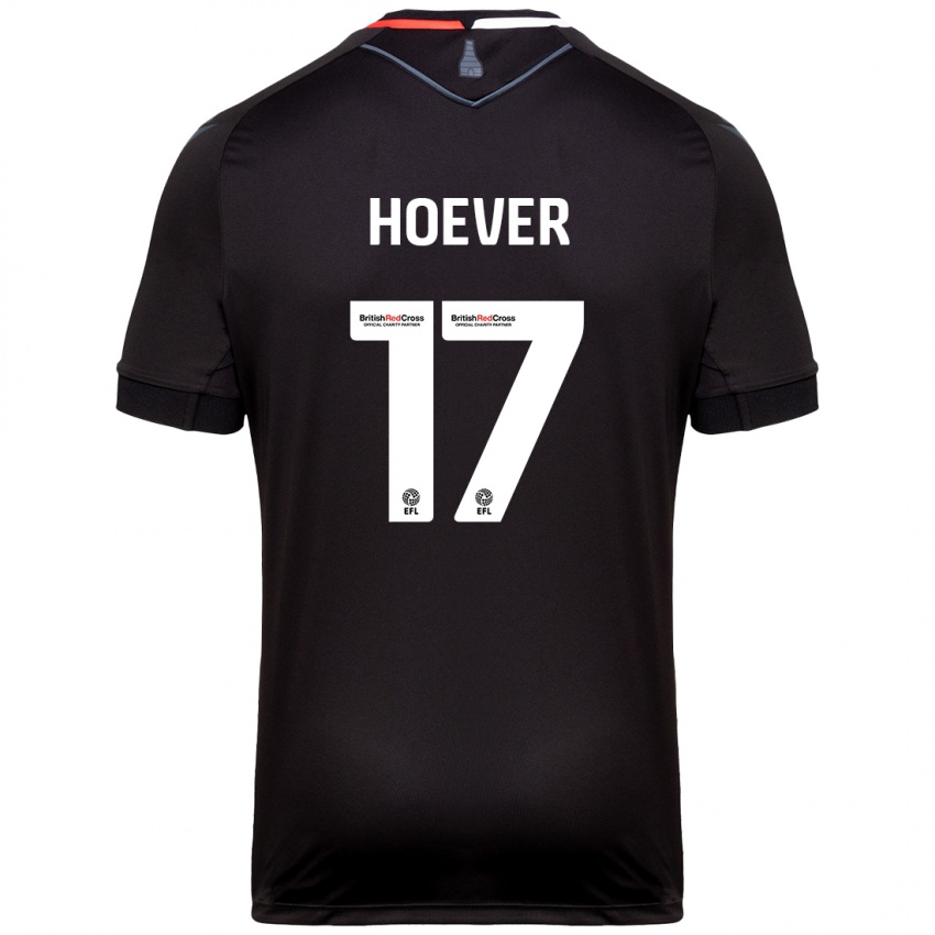 Niño Camiseta Ki-Jana Hoever #17 Negro 2ª Equipación 2024/25 La Camisa Argentina