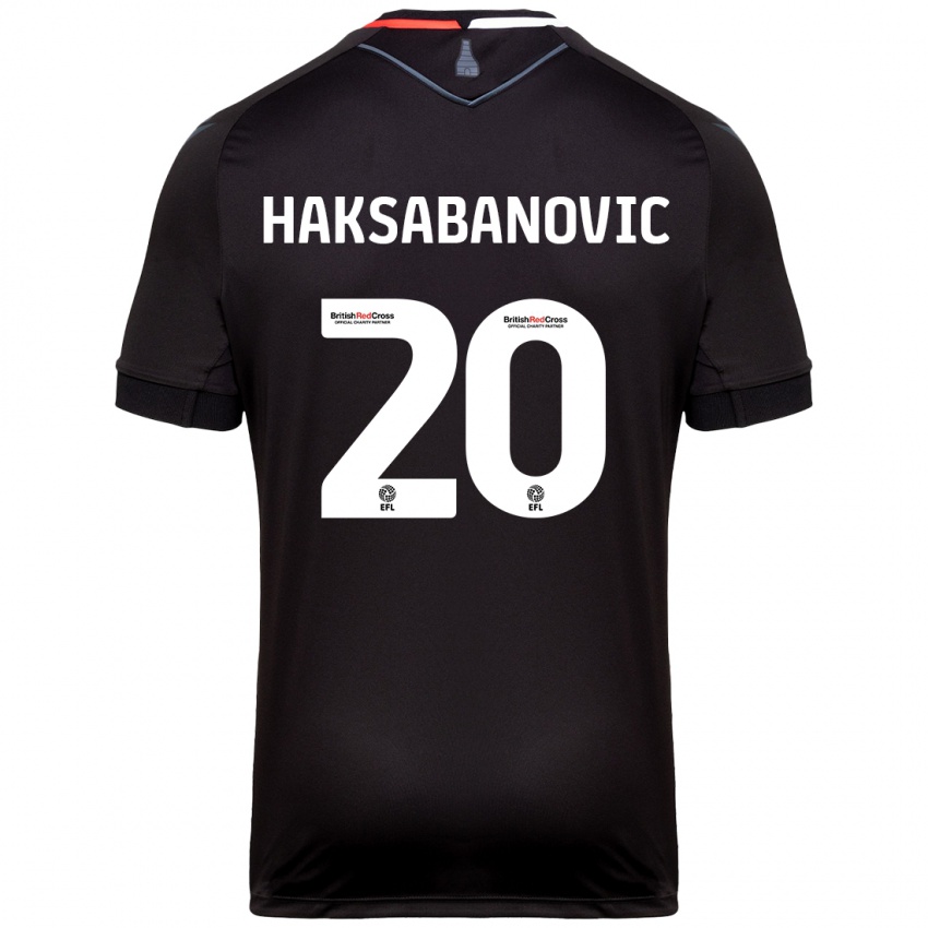 Niño Camiseta Sead Hakšabanović #20 Negro 2ª Equipación 2024/25 La Camisa Argentina