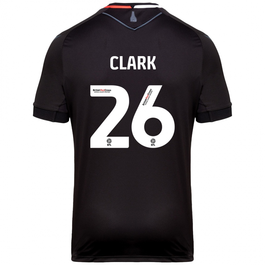 Niño Camiseta Ciaran Clark #26 Negro 2ª Equipación 2024/25 La Camisa Argentina