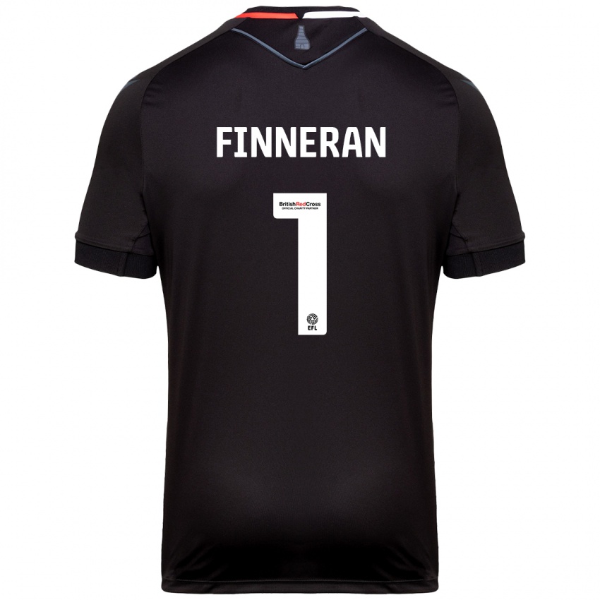 Niño Camiseta Ellie Finneran #1 Negro 2ª Equipación 2024/25 La Camisa Argentina