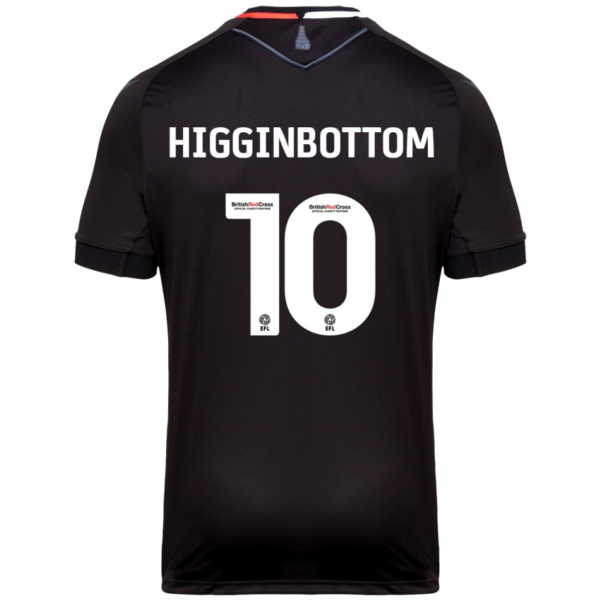 Niño Camiseta Alice Higginbottom #10 Negro 2ª Equipación 2024/25 La Camisa Argentina