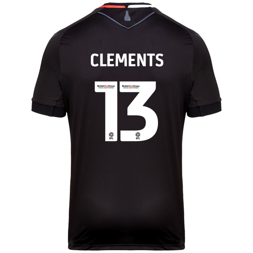 Niño Camiseta Daisy Clements #13 Negro 2ª Equipación 2024/25 La Camisa Argentina