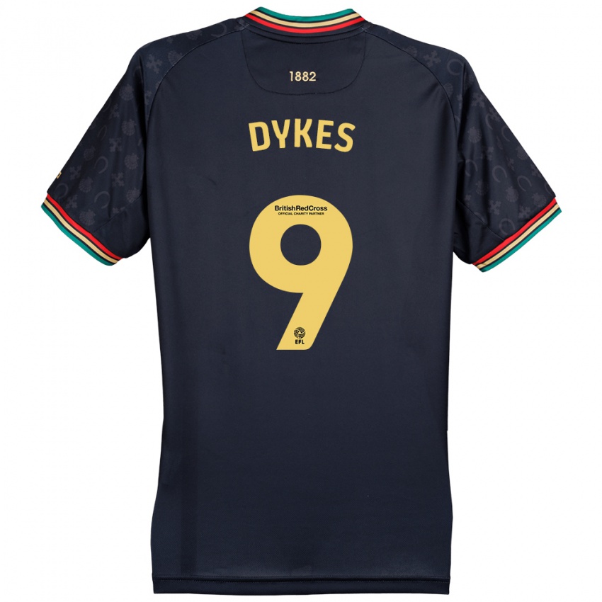 Niño Camiseta Lyndon Dykes #9 Azul Marino Oscuro 2ª Equipación 2024/25 La Camisa Argentina